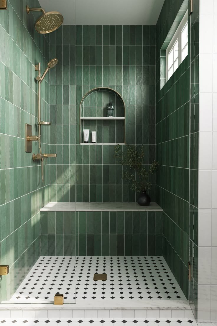 Bathroom — Wood slat ceiling soaking tub — Maitri Interior Studio project photo