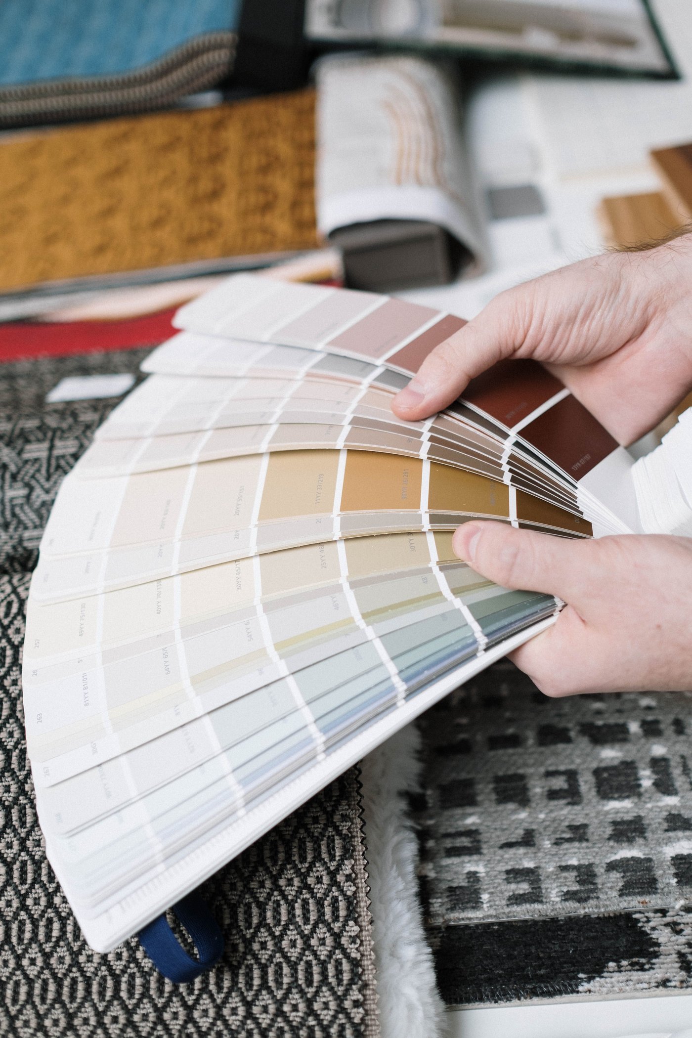 Material and lighting detail from a Maitri Interior Studio project