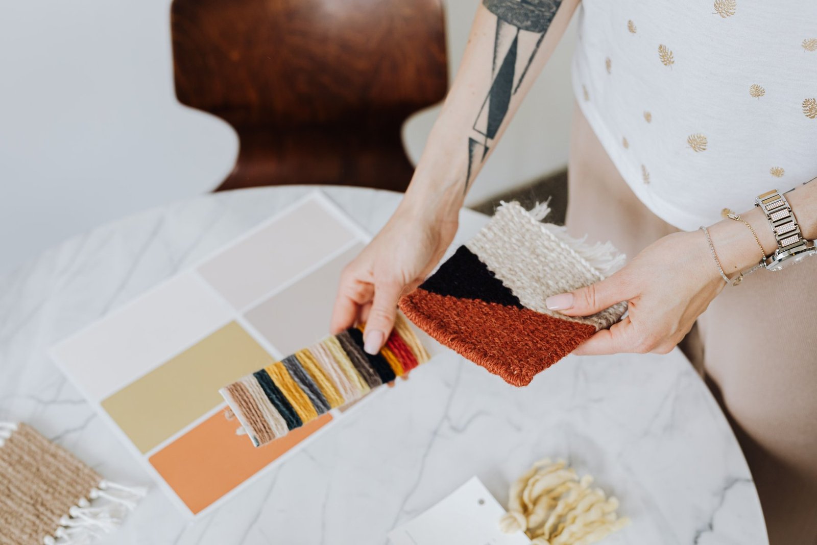 Detail stage of the Maitri Interior Studio design process