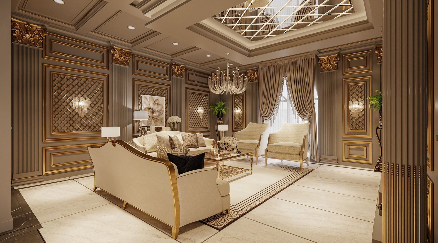 Refined neoclassical interior by Maitri Interior Studio